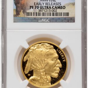2014-W Modern Bullion Coins (2014-W Proof Gold Buffalo 1 oz ER Bison Label)
