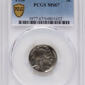 1936 Buffalo Nickels (1936 5C PCGS Secure)