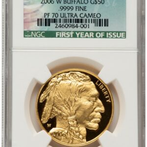 2006-W Modern Bullion Coins (2006-W Proof Gold Buffalo 1 oz First Year of Issue)