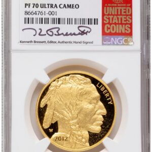 2012-W Modern Bullion Coins (2012-W Proof Gold Buffalo 1 oz 1.00 oz Kenneth Bressett Red Book)