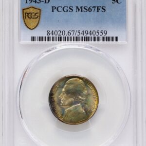 1943-D Jefferson Nickels (1943-D 5C, FS PCGS Secure)