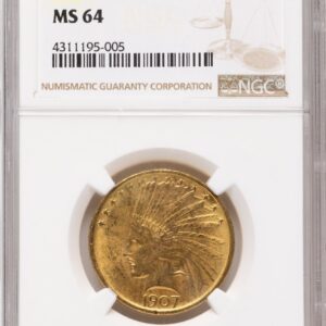 1907 Indian Eagles (1907 $10 No Motto)