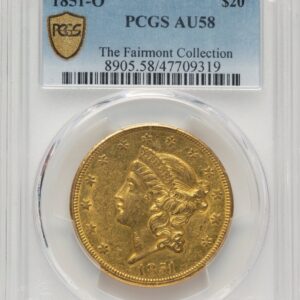 1851-O Liberty Double Eagles (1851-O $20 PCGS Secure)