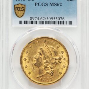 1875-CC Liberty Double Eagles (1875-CC $20 PCGS Secure)