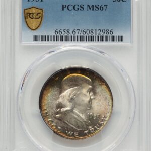1951 Franklin Half Dollars (1951 50C PCGS Secure)