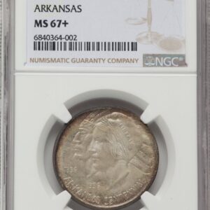 1936-D Commemorative Silver (1936-D 50C Arkansas, MS NGC Plus)