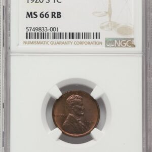 1920-S Lincoln Cents (1920-S 1C, RB)