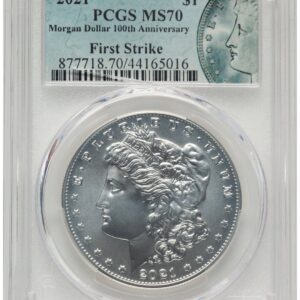 1000 Modern Bullion Coins (2021 S$1 6 Coin Morgan & Peace Dollar Set, MS FS Morgan/Peace Label)