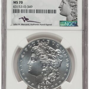 1000 Modern Bullion Coins (2021 S$1 6 Coin Morgan & Peace Dollar Set, MS FDI John Mercanti Morgan/Peace Label)