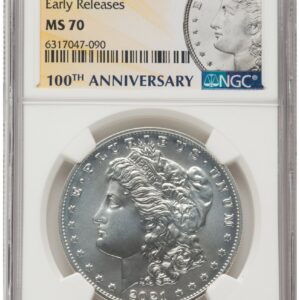 1000 Modern Bullion Coins (2021 S$1 6 Coin Morgan & Peace Dollar Set, MS ER Morgan/Peace Label)