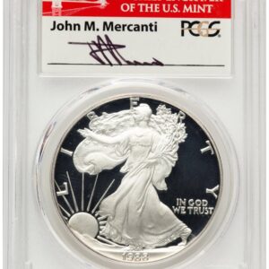1988-S Modern Bullion Coins (1988-S Proof Silver Eagle 1 oz John Mercanti Bridge)