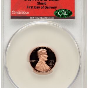 1000 Modern Bullion Coins (2026-S Semiquincentennial Penny 1C, PR First Day of Delivery Red Book)
