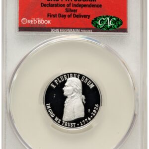 1000 Modern Bullion Coins (2026-S Semiquincentennial Declaration of Independence Quarter 25C, PR First Day of Delivery Red Book)
