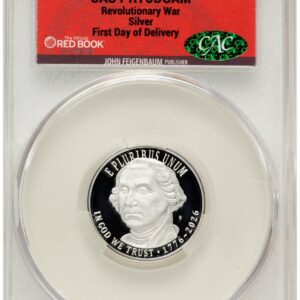 1000 Modern Bullion Coins (2026-S Semiquincentennial Revolutionary War Quarter 25C, PR First Day of Delivery Red Book)