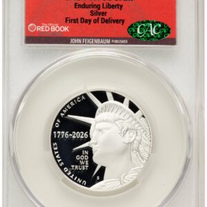 1000 Modern Bullion Coins (2026-S Semiquincentennial Half Dollar 50C, PR First Day of Delivery Red Book)