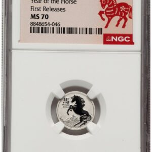 1000 Modern Bullion Coins (2026 Platinum Perth Lunar Horse 1/10 oz FR Horse Label)