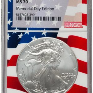 2024 Modern Bullion Coins (2024 Silver Eagle Flag Core Memorial Day Edition)