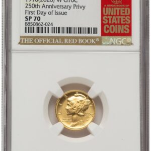 1000 Modern Bullion Coins (2026 2 Coin Best of the Mint 1916 Mercury Dime Gold 1/10 oz and Silver 1 oz Medal Set FDI Red Book)