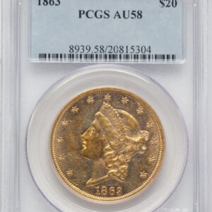1863 Liberty Double Eagles (1863 $20)