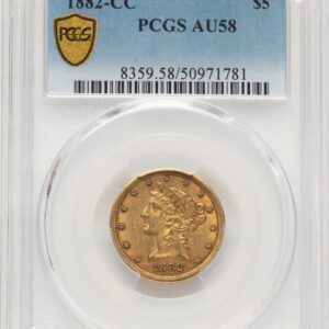 1882-CC Liberty Half Eagles (1882-CC $5 PCGS Secure)
