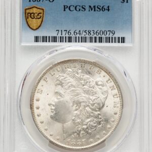 1887-O Morgan Dollars (1887-O S$1 PCGS Secure)