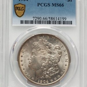 1904 Morgan Dollars (1904 S$1 PCGS Secure)
