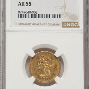 1874 Liberty Half Eagles (1874 $5)