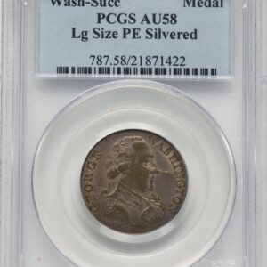 Undated Colonials (Undated Washington Success Medal, Large Size, Plain Edge, Silvered)