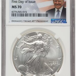 2023 Modern Bullion Coins (2023 Silver Eagle FDI Trump Label)