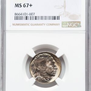 1938-D Buffalo Nickels (1938-D 5C Buffalo, MS NGC Plus)