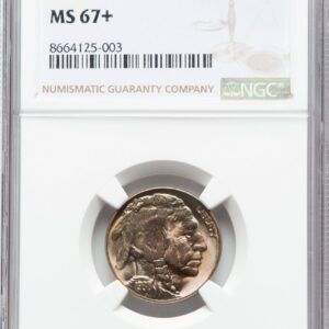 1938-D Buffalo Nickels (1938-D 5C Buffalo, MS NGC Plus)