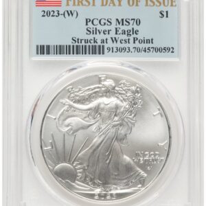 2023-(W) Modern Bullion Coins (2023-(W) Silver Eagle FDI Flag)