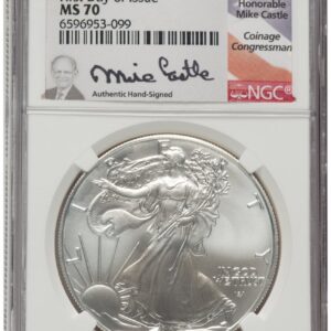 2023 Modern Bullion Coins (2023 Silver Eagle FDI Mike Castle)