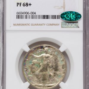 1941 Proof Walking Liberty Half Dollars (1941 50C CAC NGC Plus)