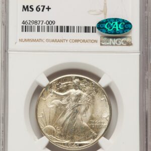 1941 Walking Liberty Half Dollars (1941 50C CAC NGC Plus)