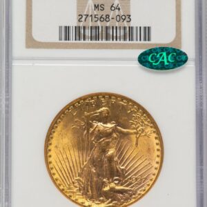 1927 Saint-Gaudens Double Eagles (1927 $20 CAC)