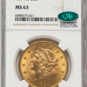 1894-S Liberty Double Eagles (1894-S $20 CAC)