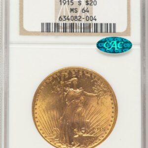 1915-S Saint-Gaudens Double Eagles (1915-S $20 CAC)