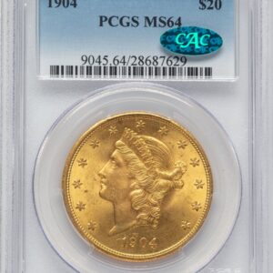 1904 Liberty Double Eagles (1904 $20 Liberty CAC)