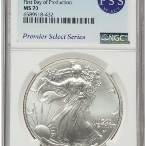 2021 Modern Bullion Coins (2021 Silver Eagle Type 2 Premier Select Series First Day of Production)