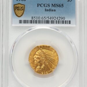 1908 Indian Half Eagles (1908 $5 Indian, MS PCGS Secure)