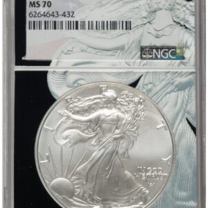 2021 Modern Bullion Coins (2021 Silver Eagle Type 2 Black Silver Eagle Core Overlay/Label)