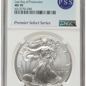 2021 Modern Bullion Coins (2021 Silver Eagle Type 1 Premier Select Series Last Day of Production)