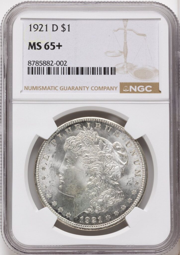 1921-D Morgan Dollars (1921-D S$1 NGC Plus)