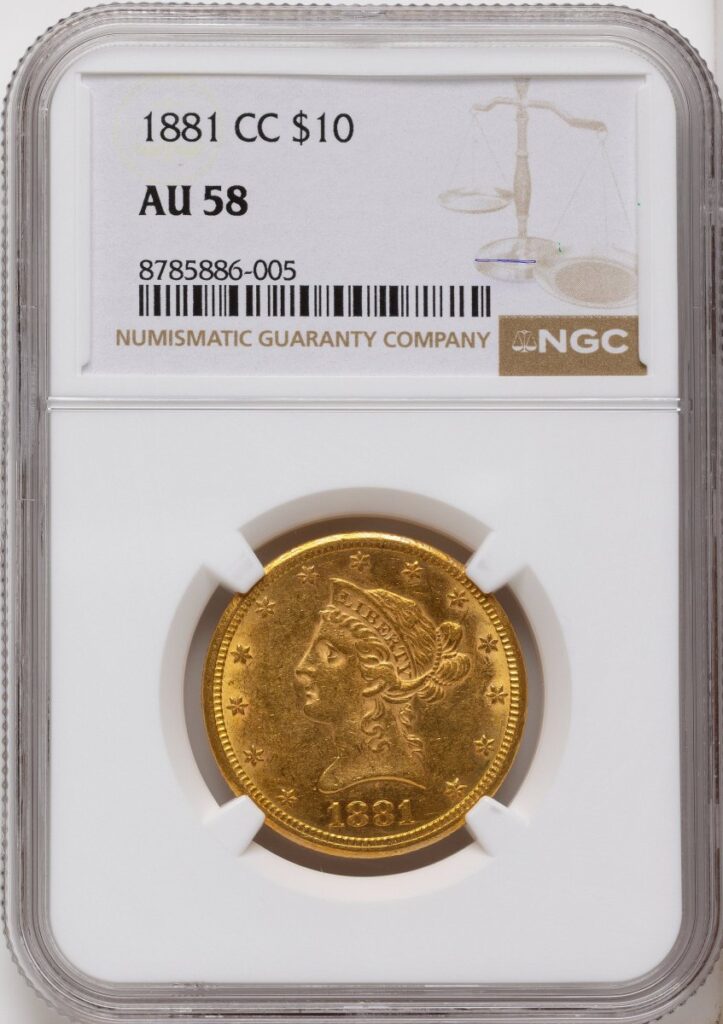 1881-CC Liberty Eagles (1881-CC $10)