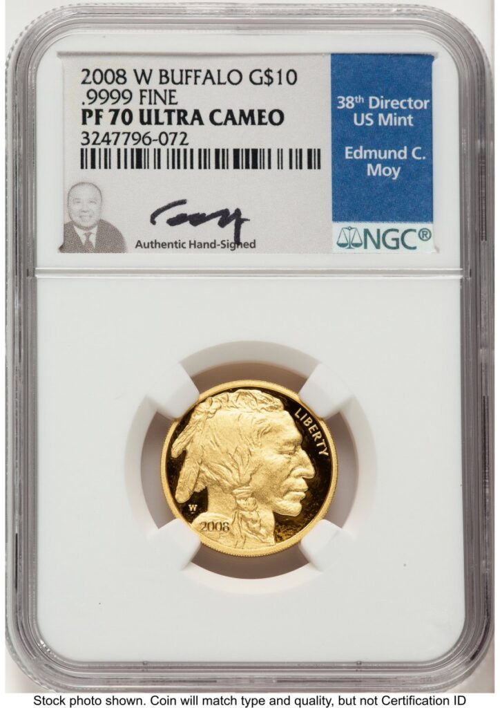 2008-W Modern Bullion Coins (2008-W Proof Gold Buffalo 1/4 oz Ed Moy)