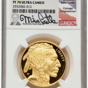 2010-W Modern Bullion Coins (2010-W Proof Gold Buffalo 1 oz Mike Castle)