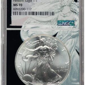 2021 Modern Bullion Coins (2021 Silver Eagle Type 1 Black Silver Eagle Core Overlay/Label)