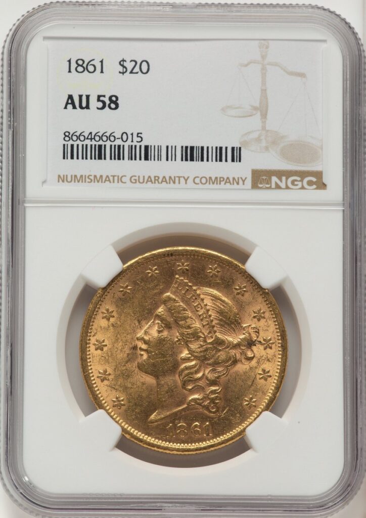 1861 Liberty Double Eagles (1861 $20)
