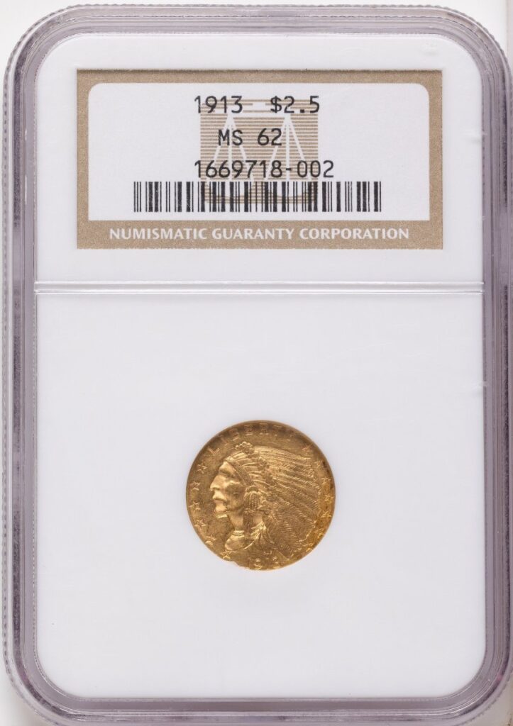 1913 Indian Quarter Eagles (1913 $2 1/2)
